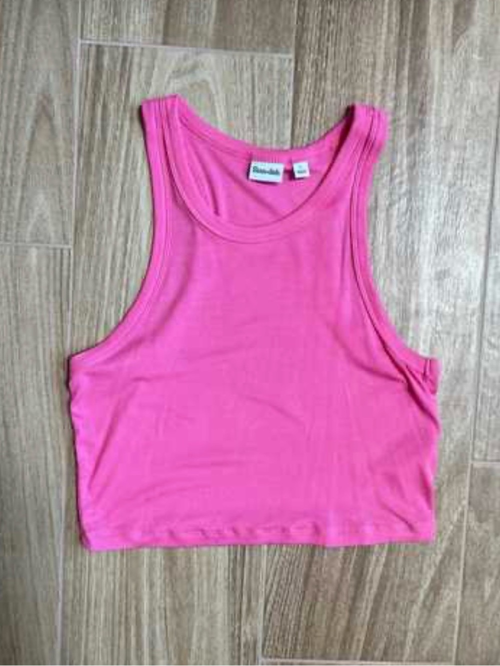 Sleeveless Pink Crop Tank Top - Sunday Best Aritzia